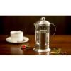 imageOvente French Press Coffee 20 Ounce Heat Resistant Borosilicate Glass amp 3 Stainless Steel Plunger Filter System Portable Pitcher Tea Maker with Mesh Filter and Free Measuring Scoop Silver FSC20S34ounce