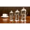 imageOvente French Press Coffee 34 Ounce Heat Resistant Borosilicate Glass amp 3 Stainless Steel Plunger Filter System Portable Pitcher Tea Maker with Mesh Filter and Free Measuring Scoop Silver FSC34S34ounce
