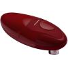 imageOvente Electric Can Opener with One Touch Start Button Smooth Edge Automatic Can Opener for Seniors and Teens Compact and Light 4 AA Batteries Operated Maroon