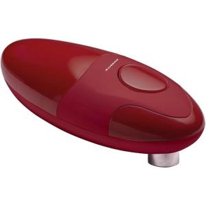 imageOvente Electric Can Opener with One Touch Start Button Smooth Edge Automatic Can Opener for Seniors and Teens Compact and Light 4 AA Batteries Operated Maroon