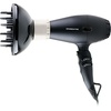 image:imageOvente 1875 Watt Professional Hair Dryer with Diffuser Ionic amp Tourmaline Technology For Body Volume amp Smoothing Concentrator Nozzle Attachment Lightweight for Home and Travel Use Black X5IBlack
